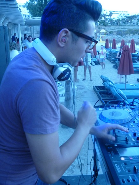 Anthony Bassoulou in Mykonos